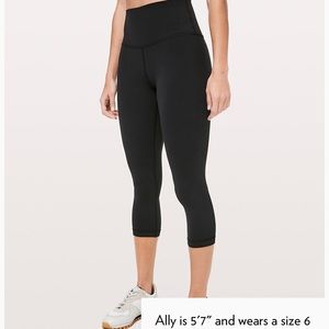 Cropped Lulu Align pants!